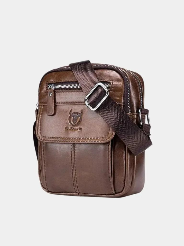 Finley & Family Leather Messenger Bag