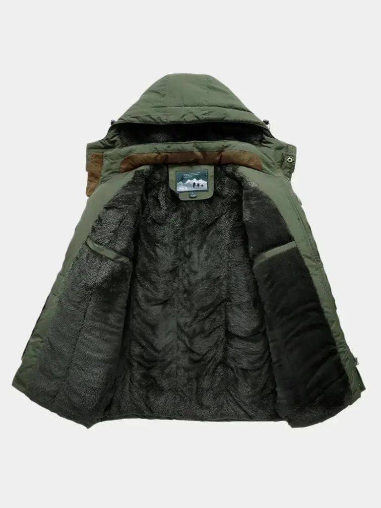 Finley & Family Military-Style Hooded Jacket