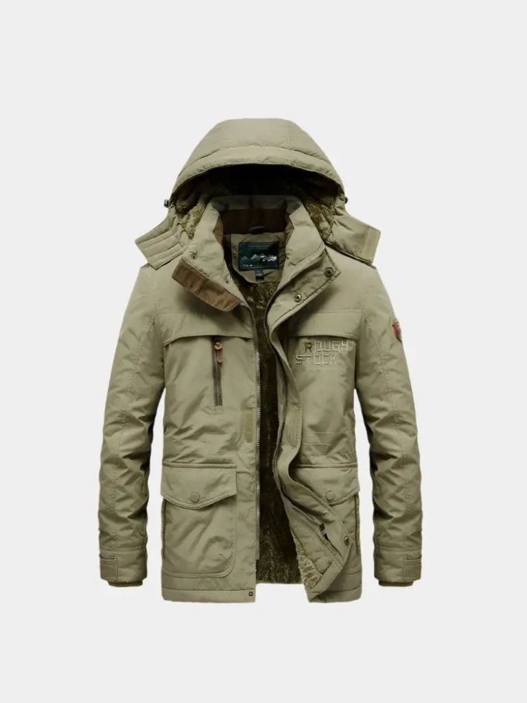 Finley & Family Military-Style Hooded Jacket