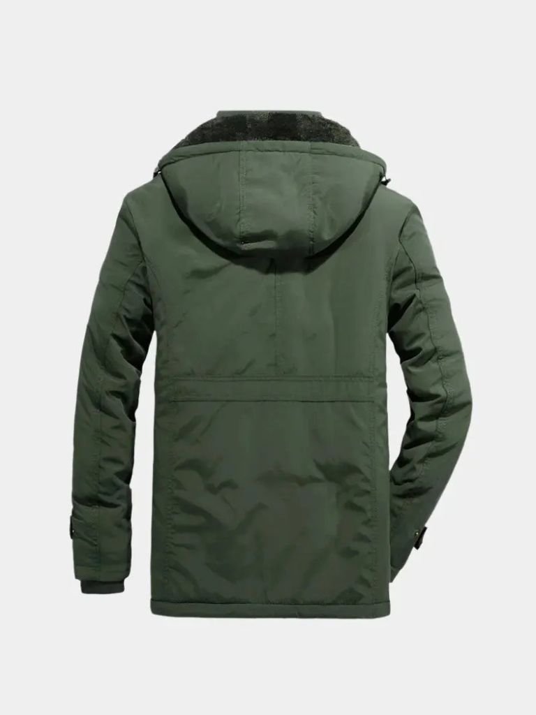 Finley & Family Military-Style Hooded Jacket