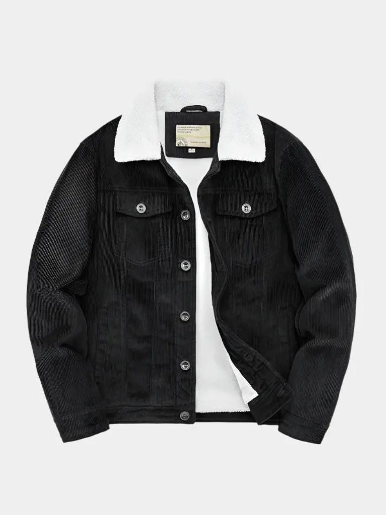 Finley & Family Vintage-Inspired Minimalist Corduroy Jacket