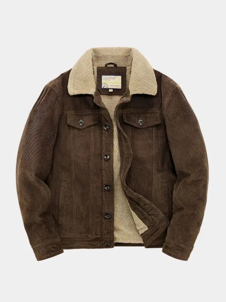 Finley & Family Vintage-Inspired Minimalist Corduroy Jacket