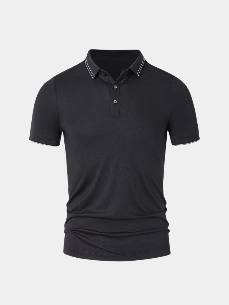 Polo with Obsidian Trim – Finley & Family