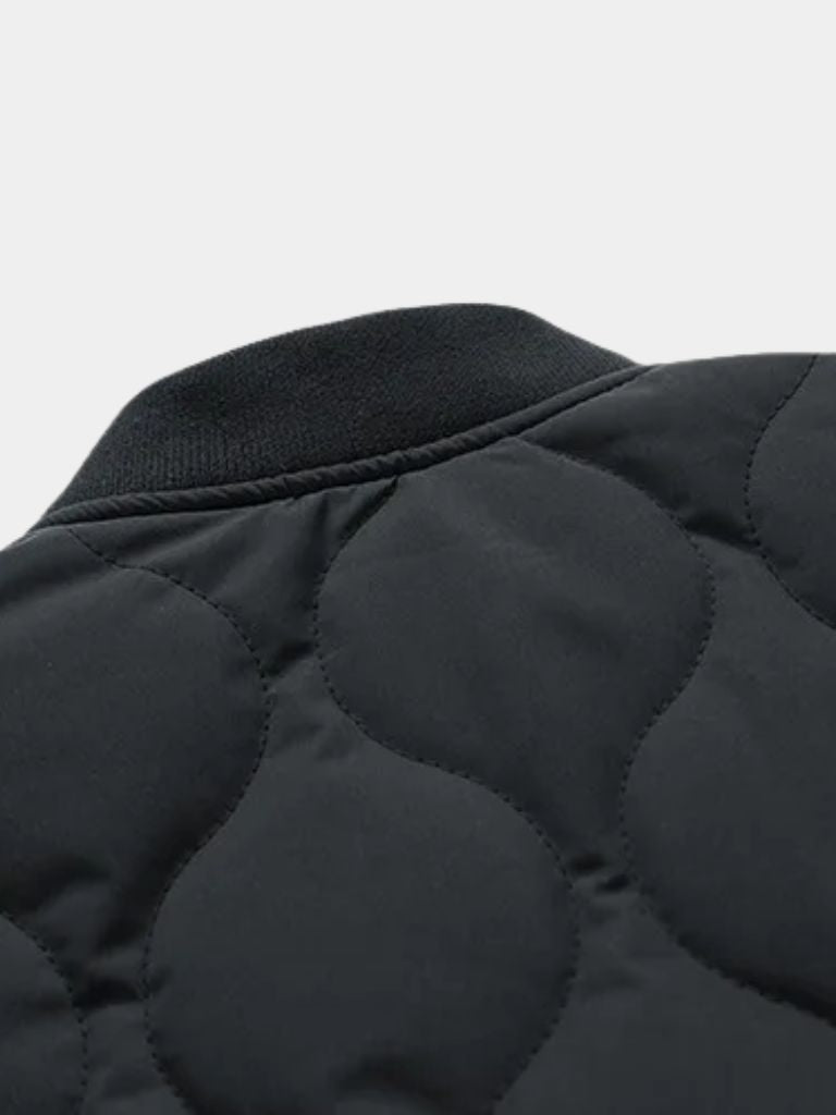 Finley & Family Padded Sherpa Sleeve Bomber Jacket
