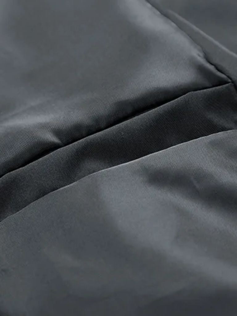 Finley & Family Padded Sherpa Sleeve Bomber Jacket