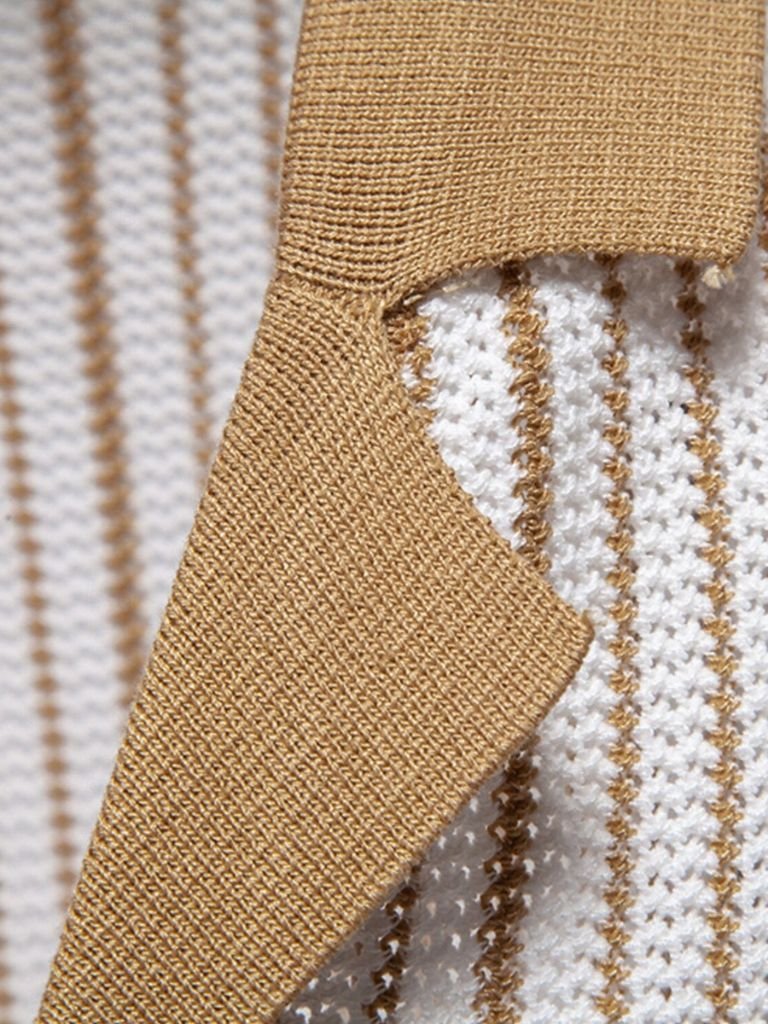 Striped Knit Polo - Finley & Family