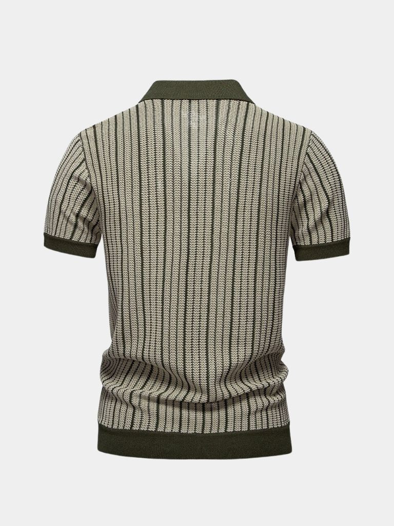 Striped Knit Polo - Finley & Family
