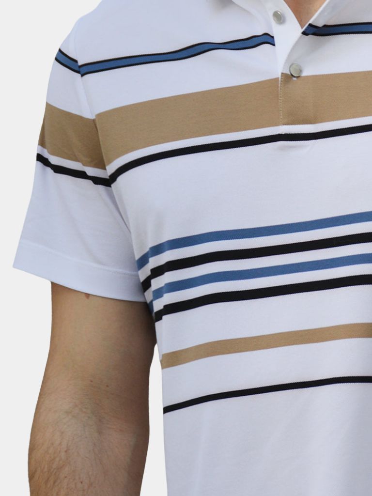 Sunset Striped Polo – Finley & Family