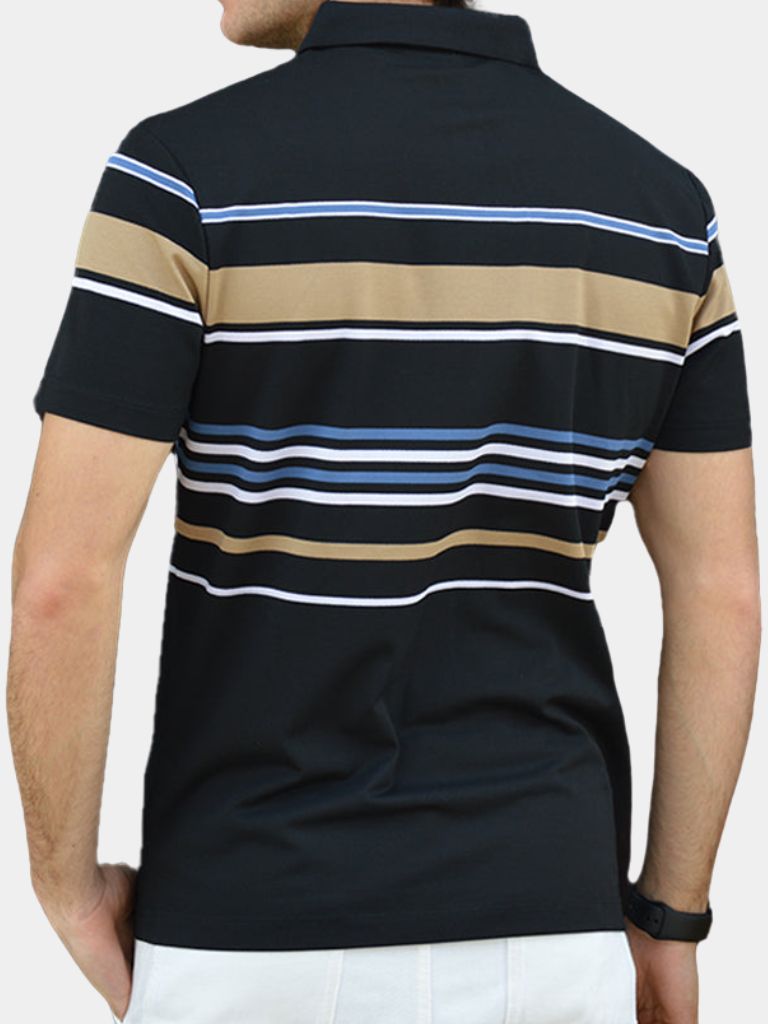 Sunset Striped Polo – Finley & Family