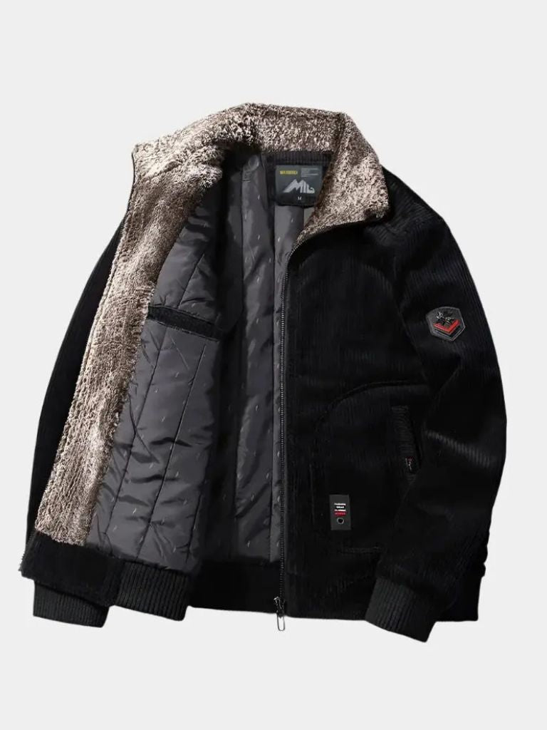 Finley & Family Corduroy Thermal Windbreaker Jacket