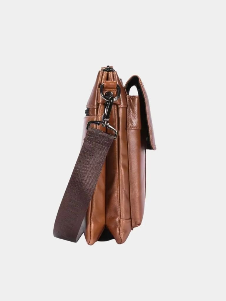 Finley & Family Classic Leather Shoulder Bag