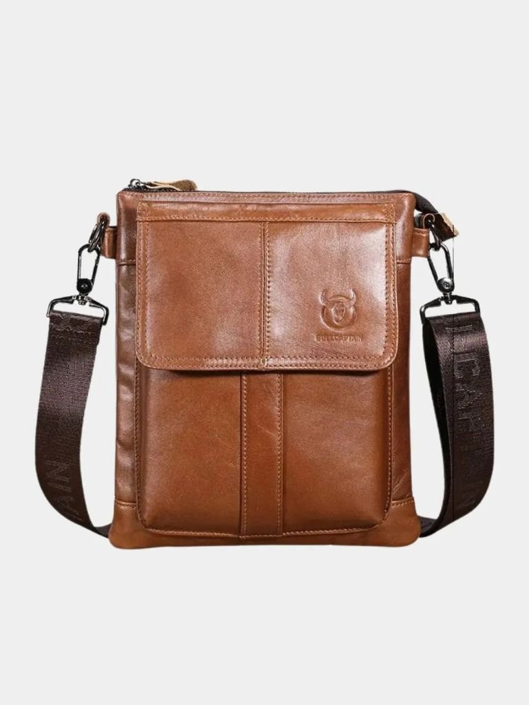 Finley & Family Classic Leather Shoulder Bag