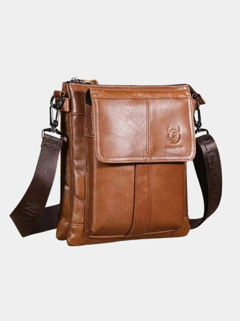Finley & Family Classic Leather Shoulder Bag